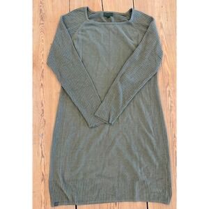Barefoot Dreams CozyChic Ultra Lite Sweater Dress Olive Green Size M
